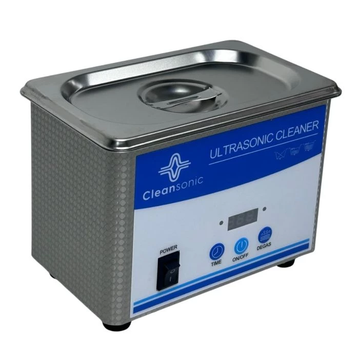 Cuba Ultrassônica Digital em Aço Inox para Óculos, Joias e Pequenos Objetos 60W 1
