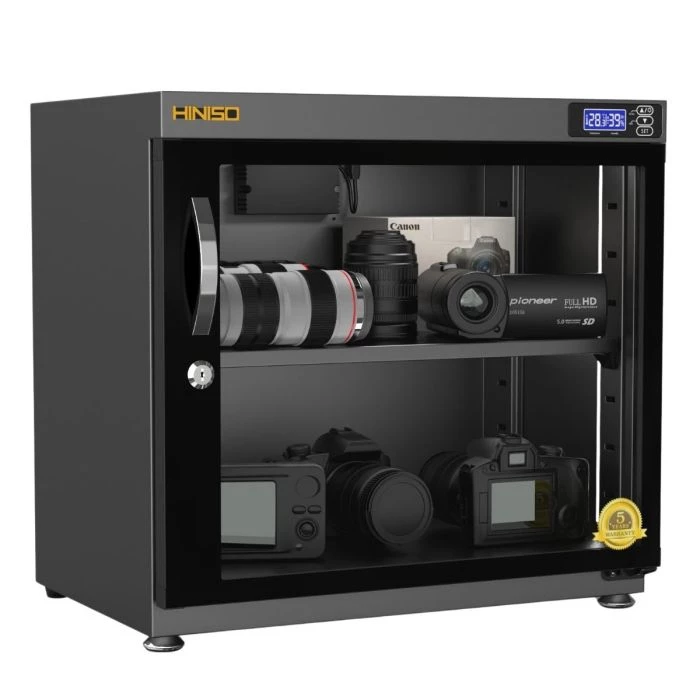 Dry Box horizontal Hiniso AD-80HS 80L para câmeras e vídeo