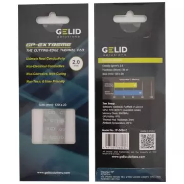 Thermal Pad Gelid GP Extreme 12w/mk 120x20x2,00mm 1