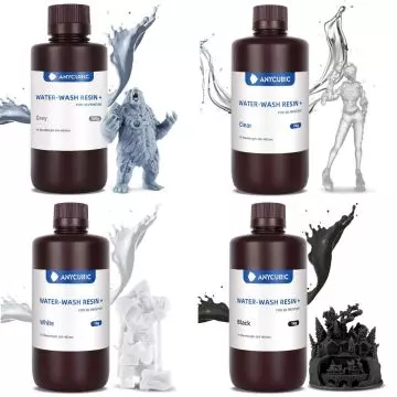 Resina UV Anycubic Water Wash Washable Lavável com Água 1Kg